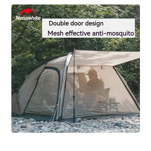 Lều cắm trại 2 người 1 phòng khách 1 phòng ngủ siêu nhẹ NatureHike CNK2300ZP017