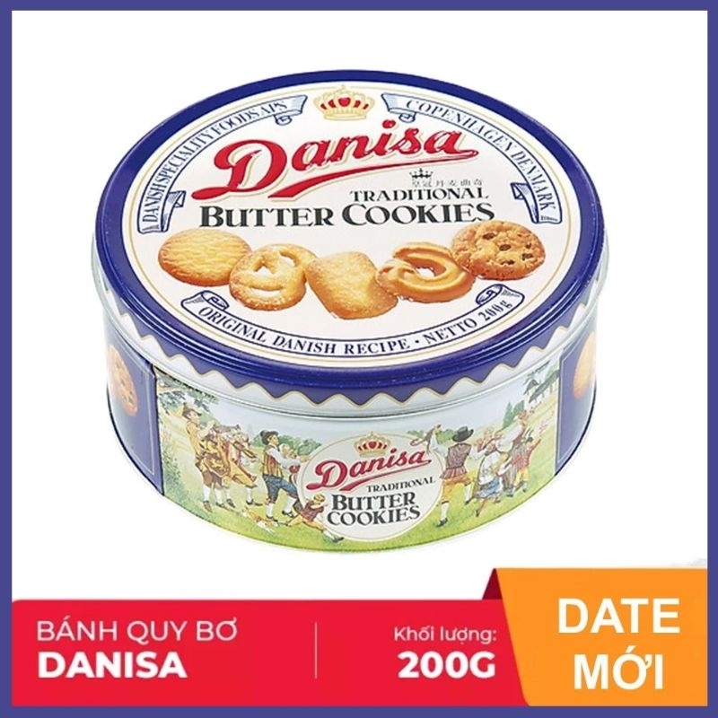 BÁNH QUY BƠ DANISA hộp nhỏ 200gr