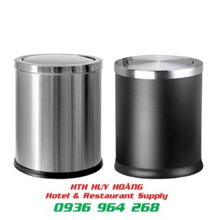 Thùng rác inox nắp lật, Thùng rác inox nắp bập bênh