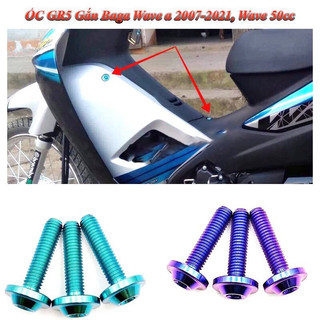 Ốc titan gr5 gắn full dàn áo wave 100-110