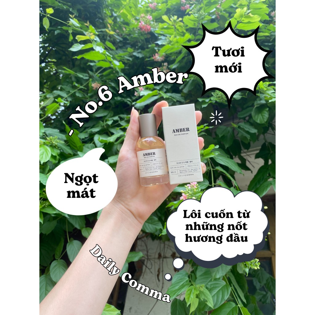 Nước hoa Santal Eau De Parfum DailyComma 30ml (Nhiều mùi hương)