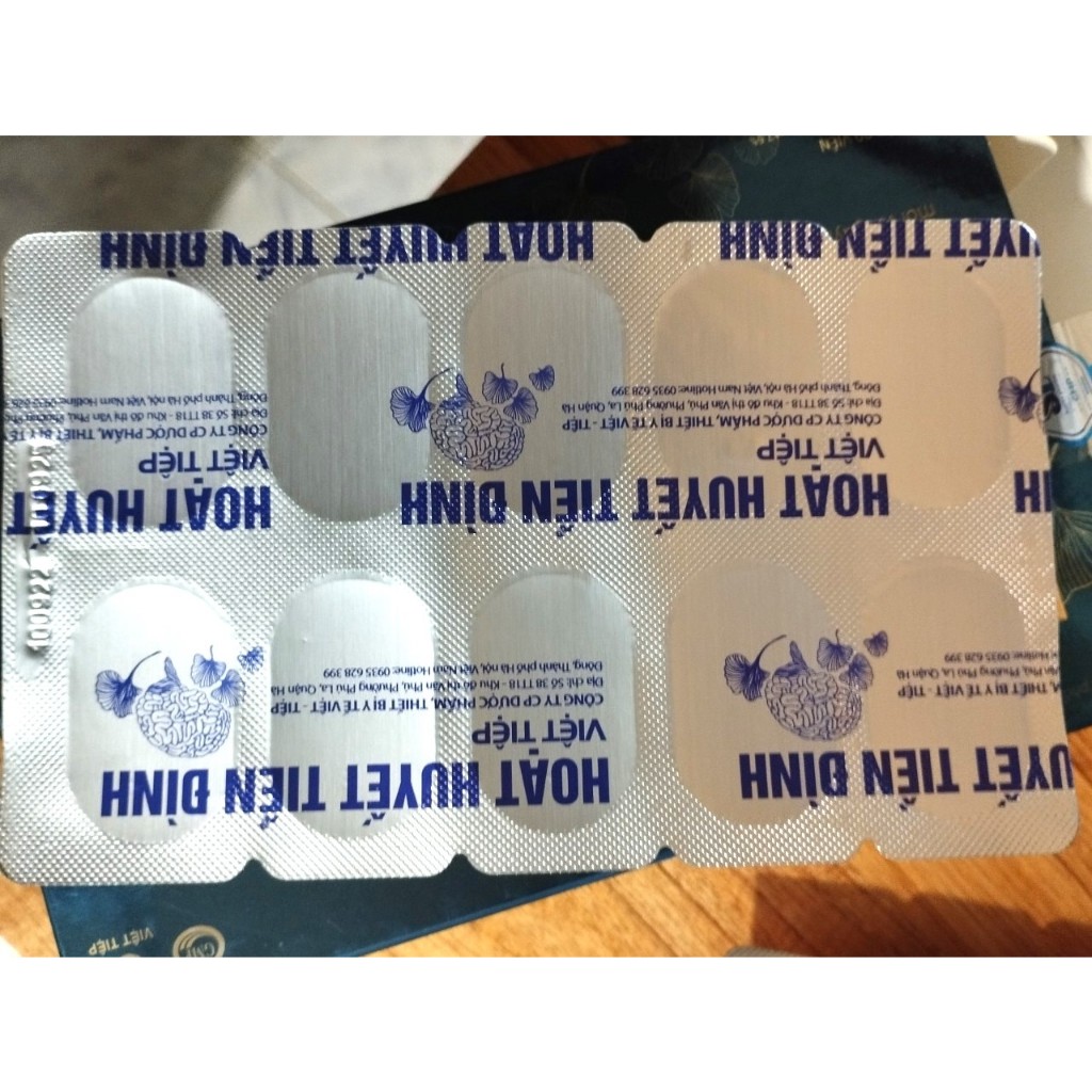 Hoạt huyết tiền đình việt tiệp Giúp bổ sung dưỡng chất cho não hiệu quả viên uống hoạt huyết dưỡng não