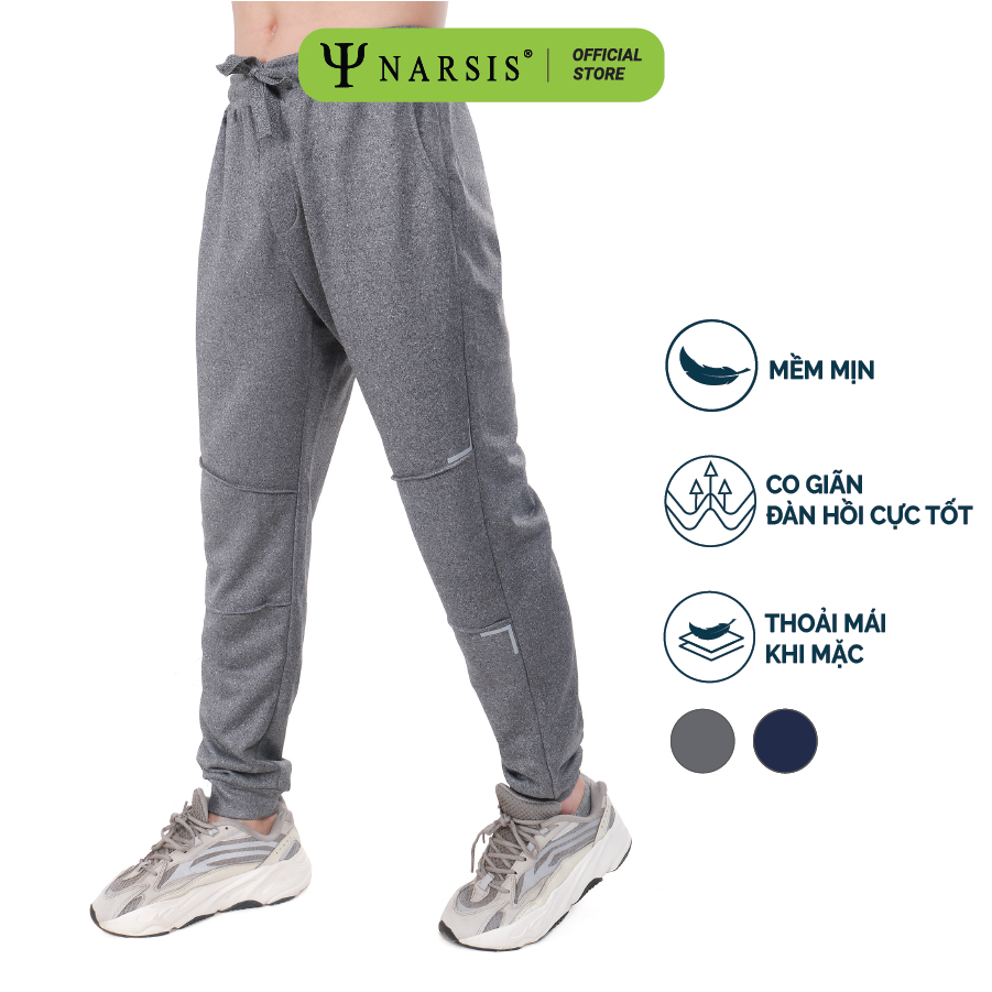 Quần Jogger nỉ cho nam hiệu NARSIS phong cách trẻ trung , năng động