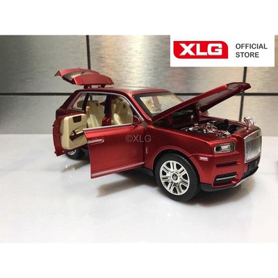 Mô hình xe ô tô Rolls Royce Cullinan SUV 1:24 bằng hợp kim cao cấp có đèn âm thanh