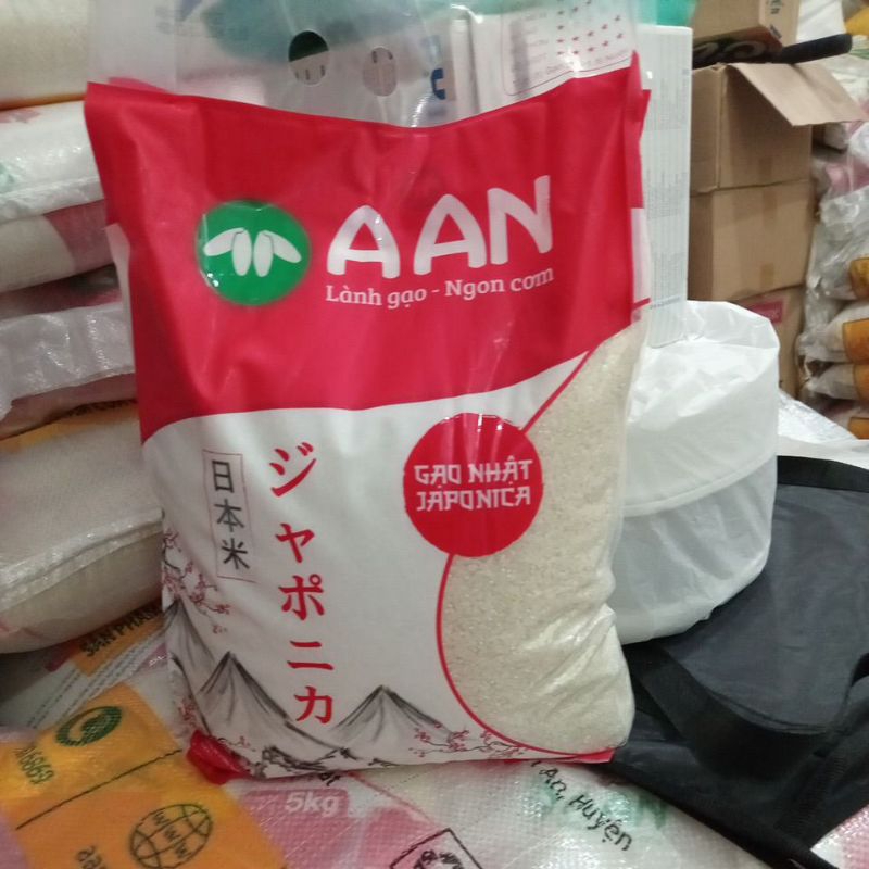 10kg gạo nhật Aan hạt tròn làm cơm sushi ,kimbap