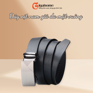 Dây Nịt Nam GIGAHOMEVN Giả Da Mặt Vuông - Phong Cách Lịch Lãm Và Sành Điệu 6624