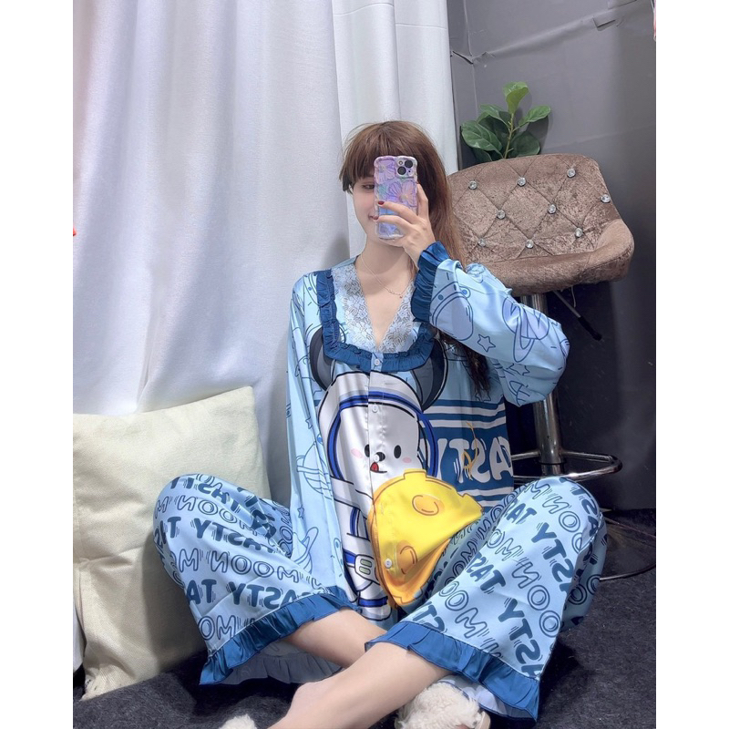 Đồ bộ lụa latin 195