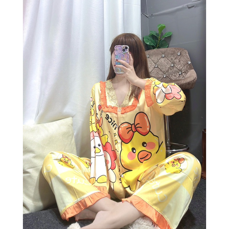 Đồ bộ lụa latin 195