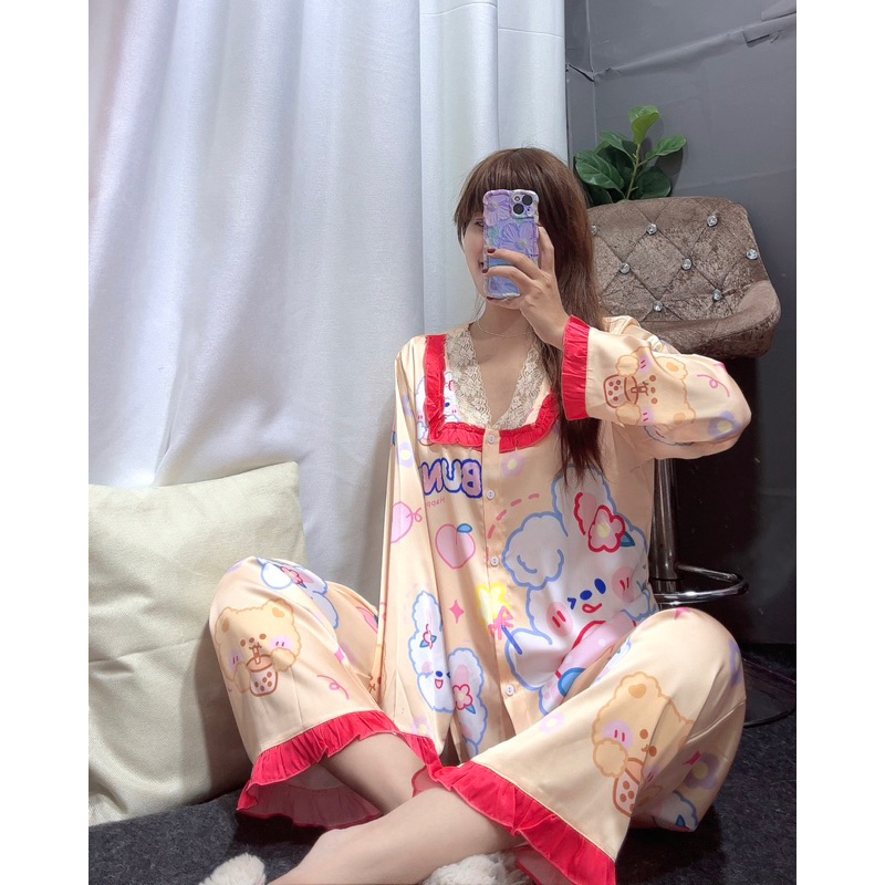 Đồ bộ lụa latin 195