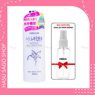 Nước hoa hồng Naturie Hatomugi Skin Conditioner Lotion Nhật Bản 500ml