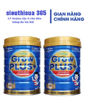 Sữa bột Nutifood Grow plus xanh loại 900g 2 hộp