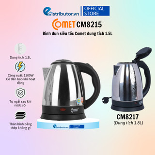 Bình đun siêu tốc comet cm8215 - cm8217 - chính hãng