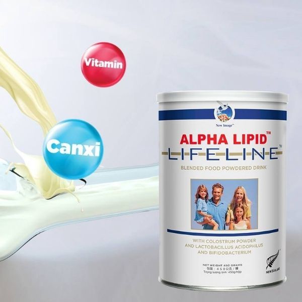 Mua 2 tặng 1 Sữa non Alpha Lipid Lifeline 450g chính hãng New Zealand Date 2025QQ