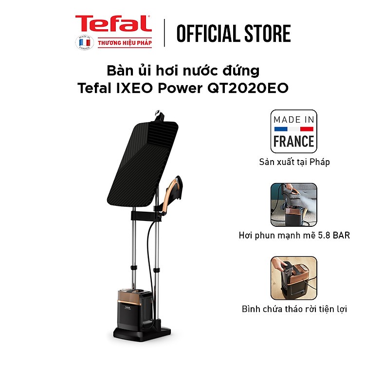 Bàn ủi hơi nước đứng Tefal IXEO Power QT2020E0 - 2170W, 1.1L