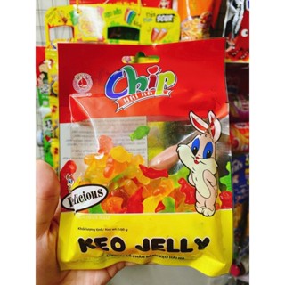 Combo 2 Gói Date T10/2025 Kẹo dẻo ChipChip Jelly Hải Hà 100g