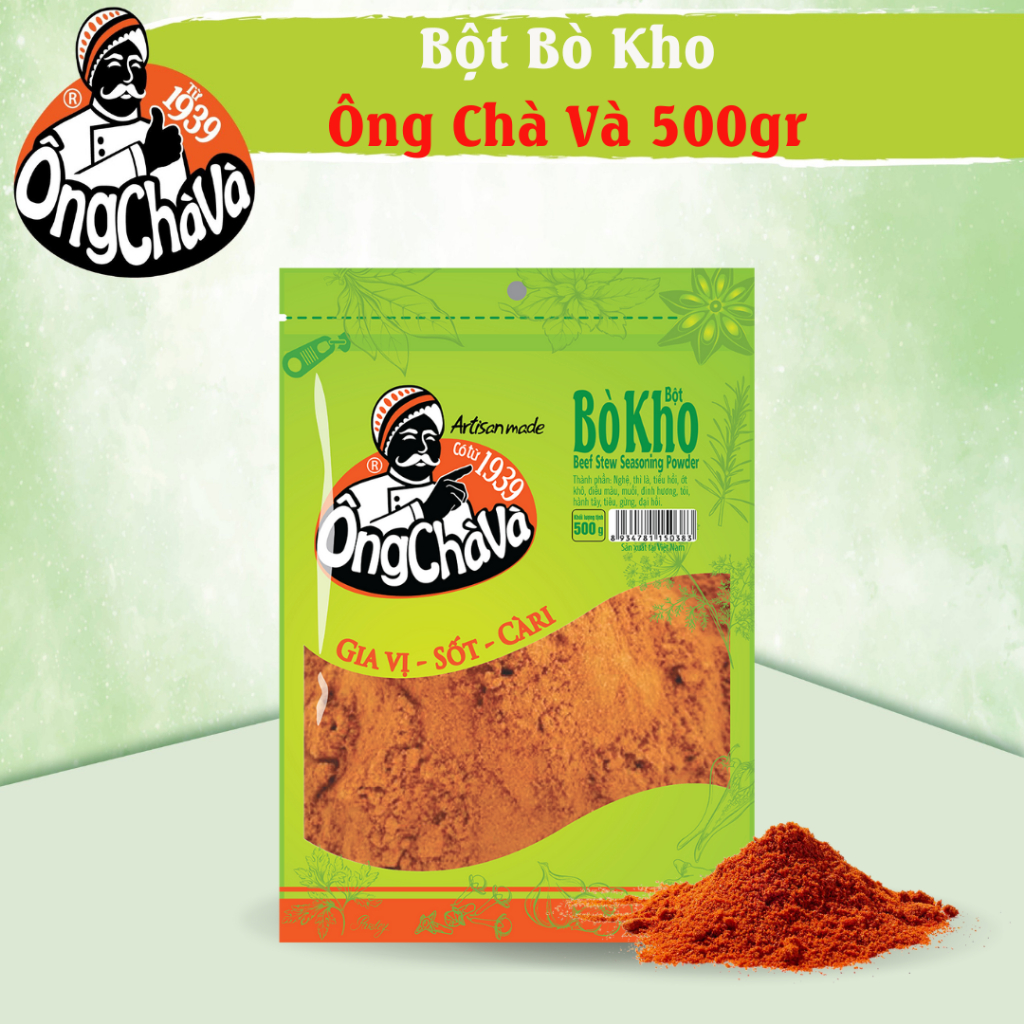 Bột Bò Kho Ông Chà Và 500g (Beef Stew Seasoning Powder)