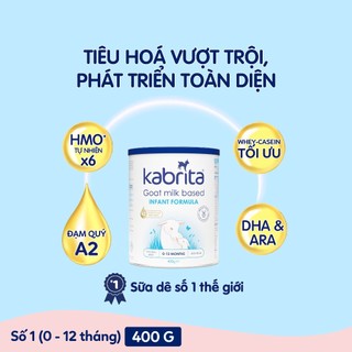 [ Date T7/24 ] Sữa dê Kabrita Số 1 400g (0-12 tháng)