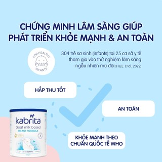 [ Date T7/24 ] Sữa dê Kabrita Số 1 400g (0-12 tháng)