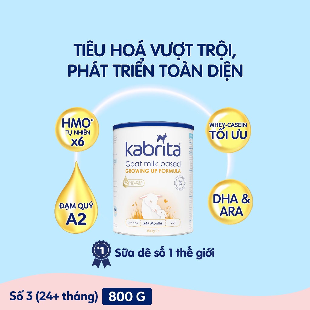 Sữa dê Kabrita Số 3 800g