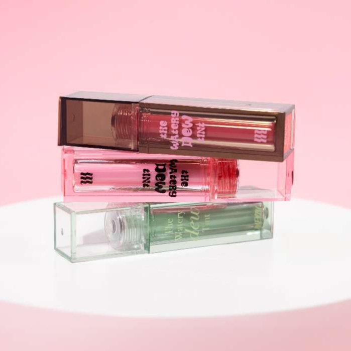 Combo 2 Son Tint Bóng Merzy The Watery Dew Tint Black Pink Edition + Son Kem Lì Soft Touch