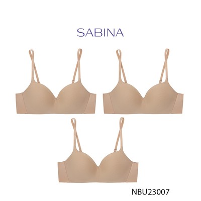 Combo 3 Áo Lót Không Gọng Không Viền May Mút Đệm Mỏng Màu Trơn Thời Trang Pretty Perfect By Sabina NBU23007 (SBXU8201)