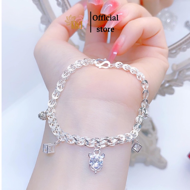 lắc tay đuôi phụng mix hồ ly, bạc ta