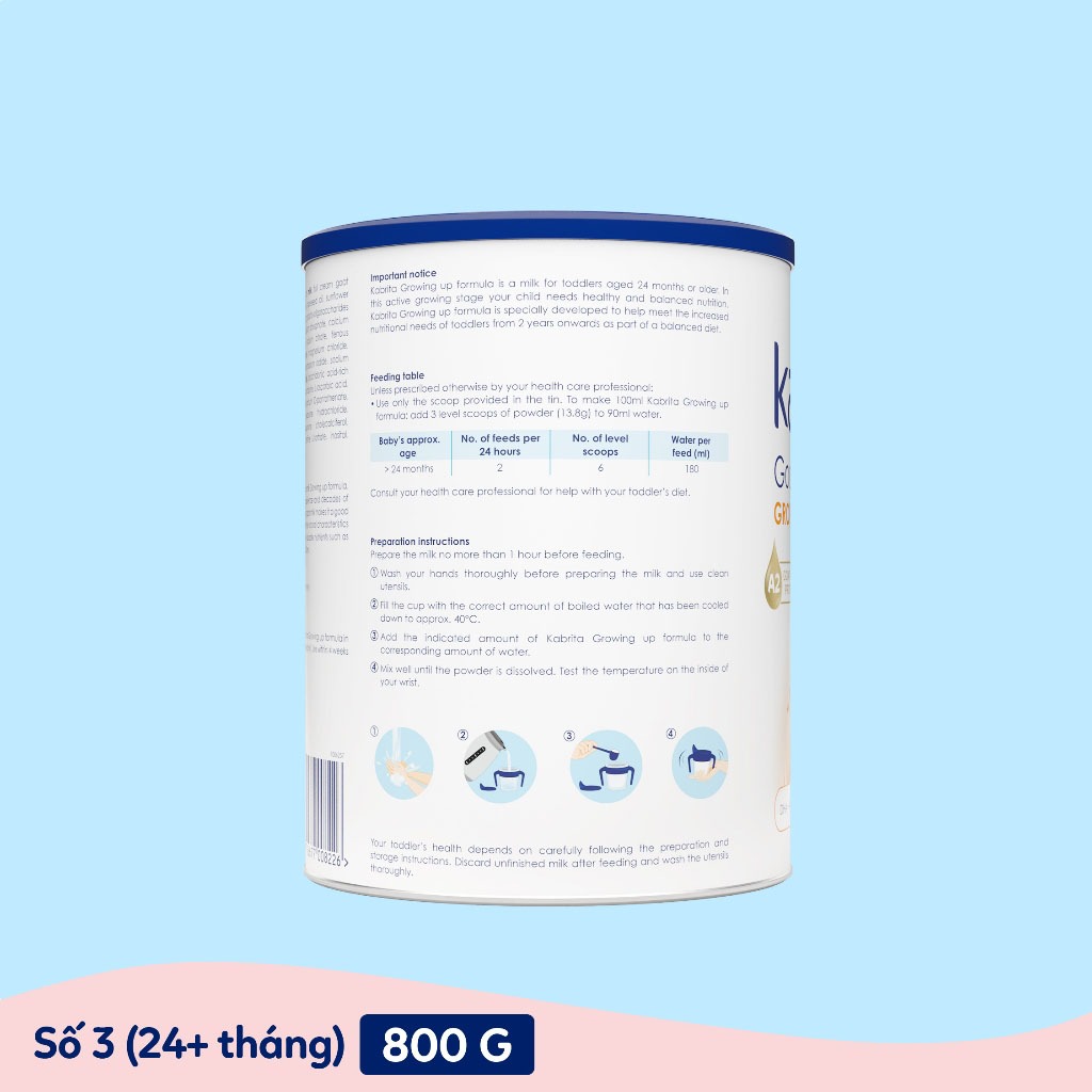 Sữa dê Kabrita Số 3 800g