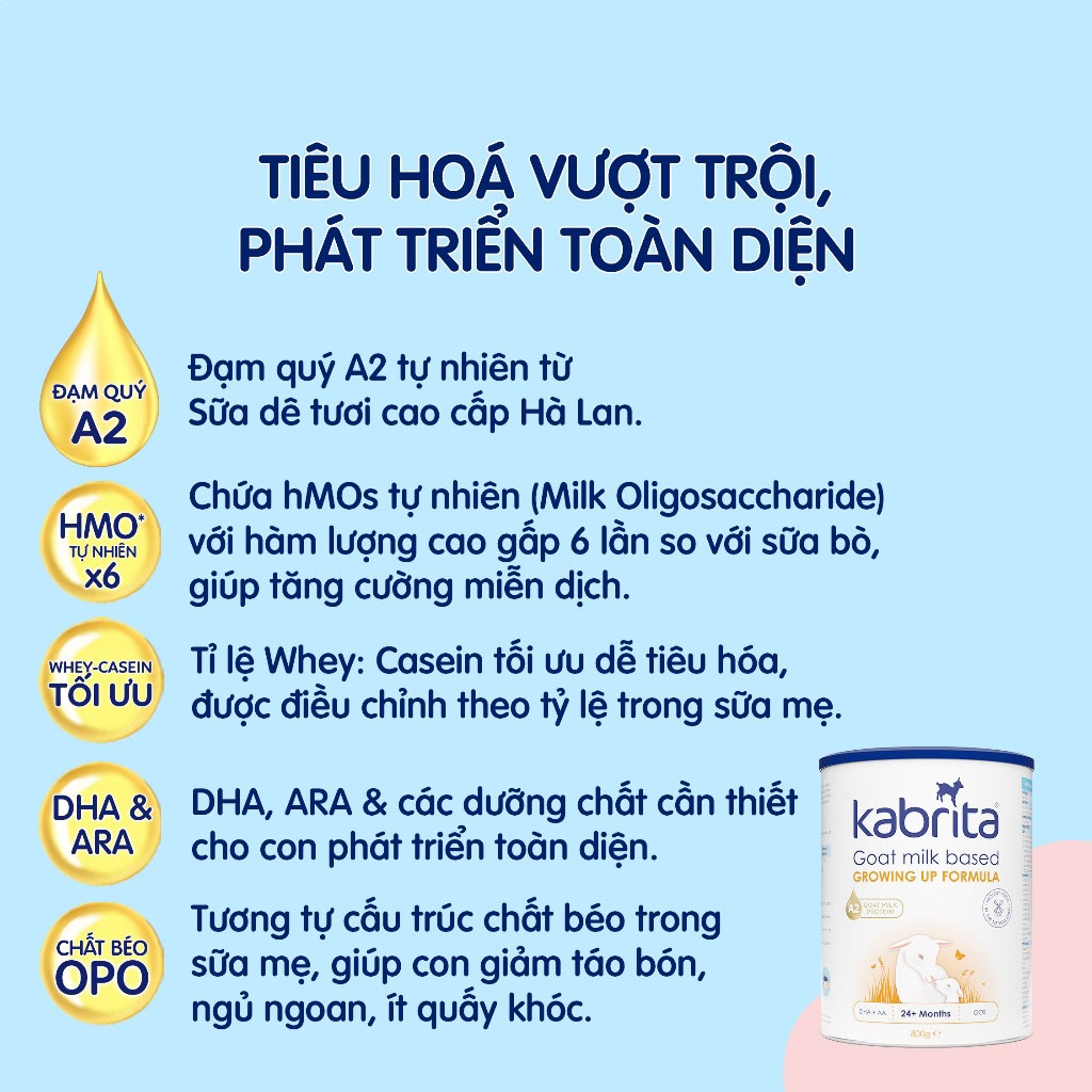 Sữa dê Kabrita Số 3 800g