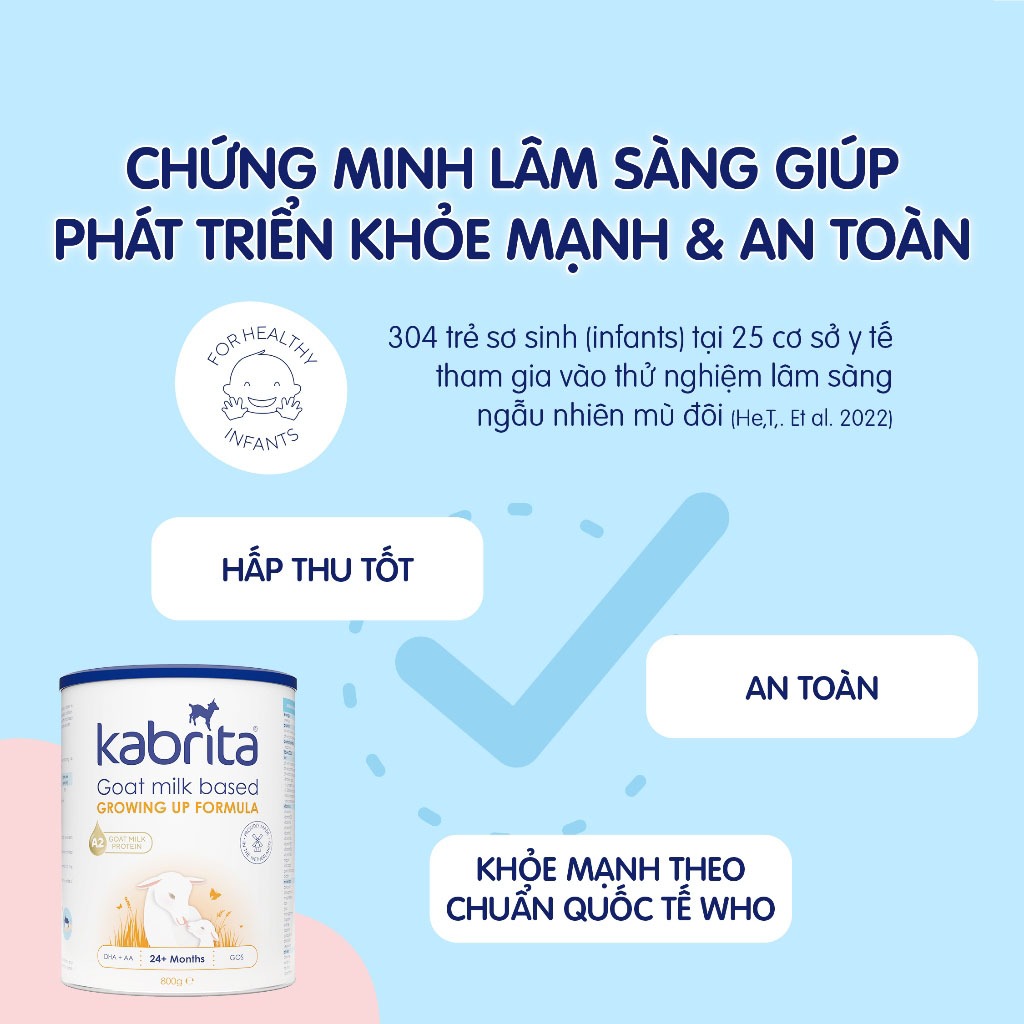 Sữa dê Kabrita Số 3 800g