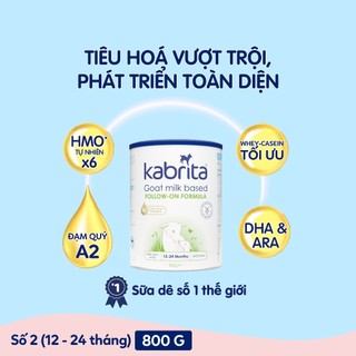 [ Date T2/25 ]Sữa dê Kabrita Số 2 800g (1-2 tuổi)