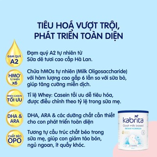[ Date T7/24 ]Sữa dê Kabrita Số 1 400g (0-12 tháng)
