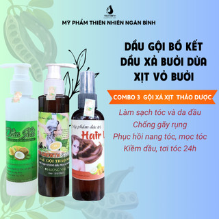 Bộ dầu gội bưởi kích thích tóc mọc nhanh,ngăn rụng tóc