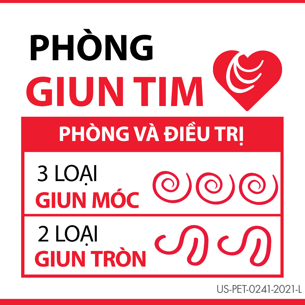 [COMBO TIẾT KIỆM] Xổ giun, phòng và trị ve, rận, bọ chét dành cho Chó