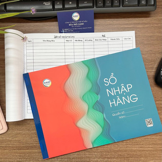 Sổ nhập hàng / bán hàng khổ a4 giấy dày, bìa màu, 50 tờ/quyển