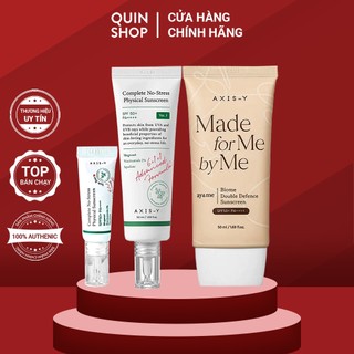 Kem Chống Nắng Dưỡng Ẩm, Làm Dịu, Ngừa Lão Hóa AXIS-Y Complete No-Stress Physical, ay&me Biome Double Defense Sunscreen