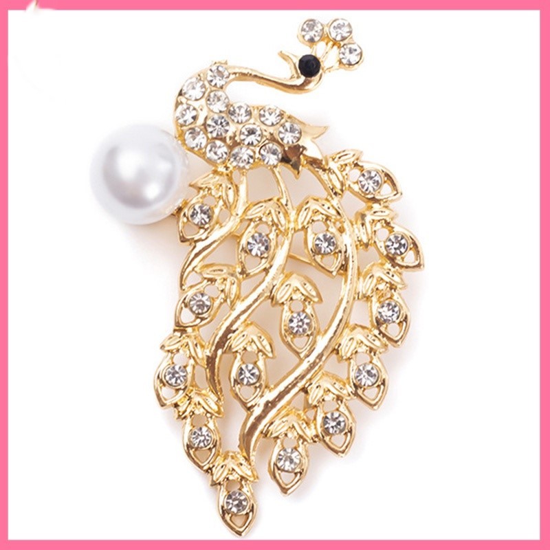 Ghim Cài Áo Đính Đá Duyên Dáng, Sang Trọng Cho Nữ
