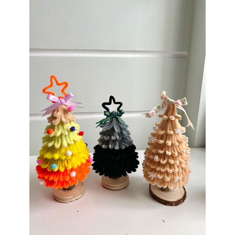 SET NGUYÊN LIỆU làm cây thông noel bằng kẽm nhung -Diy quà tặng cho bạn bè, người thân trang trí giáng sinh