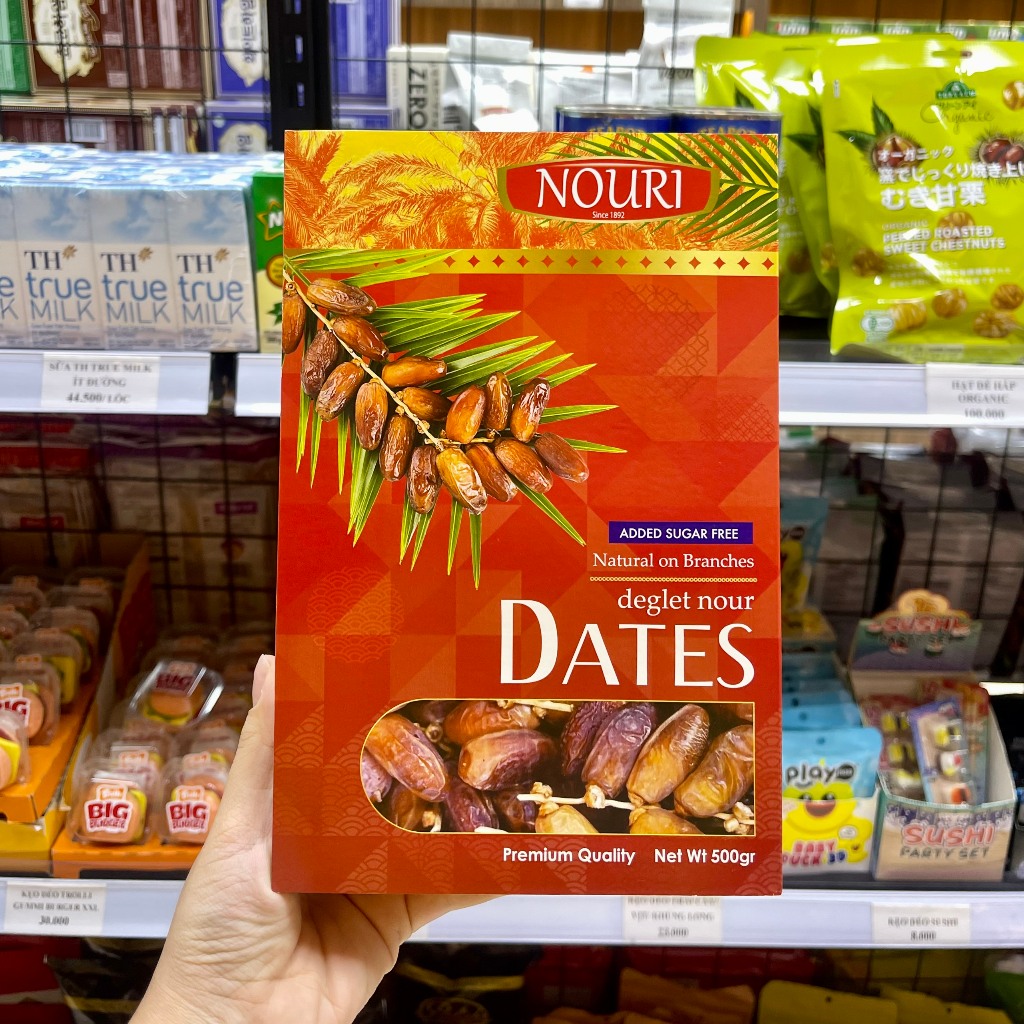 Chà là nguyên cành NOURI Dates Deglet Nour 500g