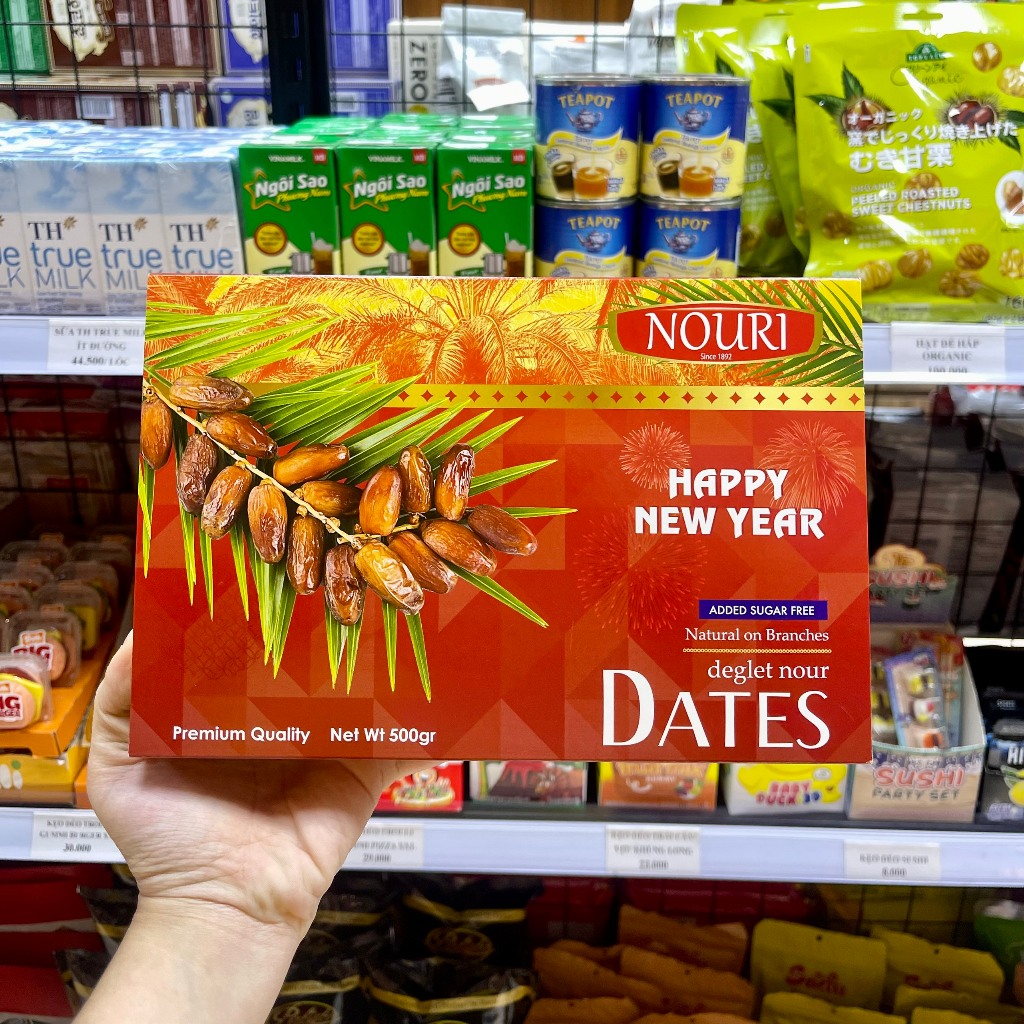 Chà là nguyên cành NOURI Dates Deglet Nour 500g