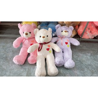 Gấu bông teddy lông mịn 80cm - gấu bông punki - msp 55