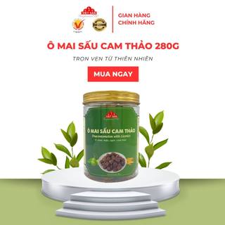 Ô mai sấu cam thảo việt san hộp 280gr