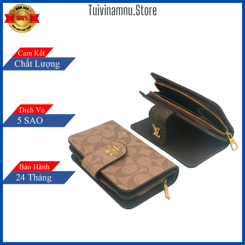 Ví Nữ Cầm Tay , Vì Tiền Nữ MiNi LOUIS VUITTON Nhiều Ngăn Đa Năng Thiết Kế Nhỏ Gọn