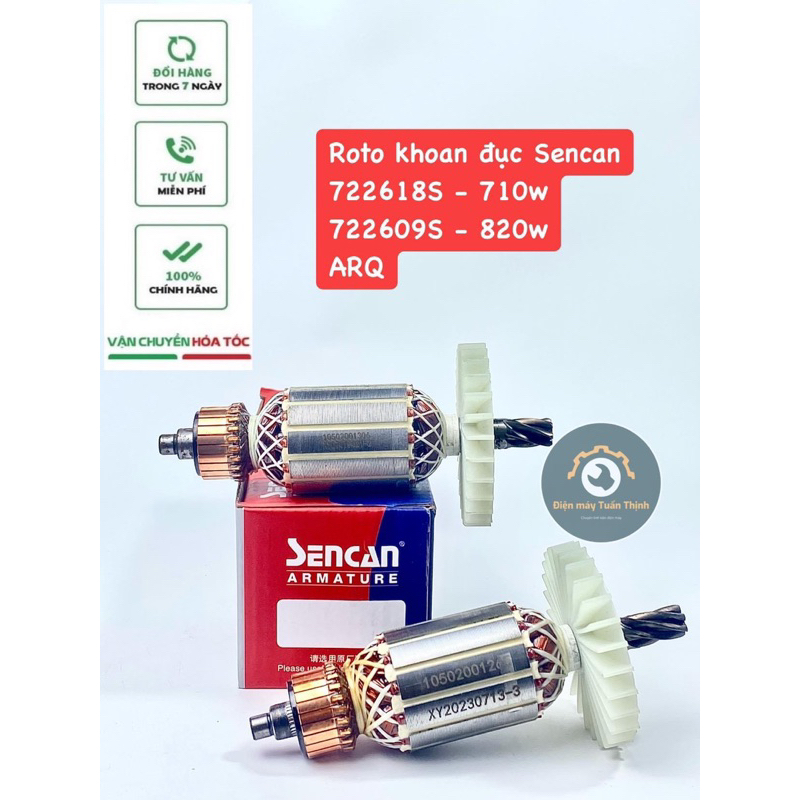Roto khoan đục 2 chức năng Sencan 722618 -722609