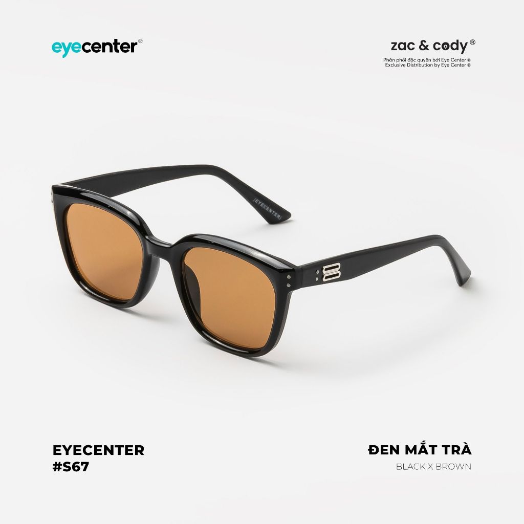 Kính mát nam nữ chính hãng EYECENTER S67-S nhựa dẻo siêu nhẹ nhập khẩu by Eye Center Vietnam