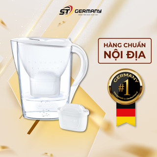 Bình lọc nước brita marella memo white 2,4l nội địa đức kèm lõi lọc model 2023 germanysnt 60021