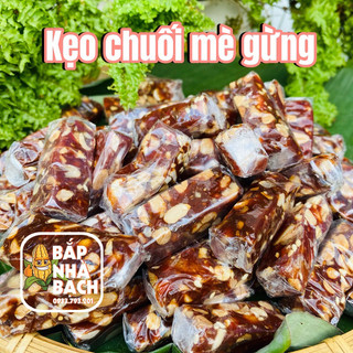 500gr Kẹo chuối mè gừng- Ít ngọt- Thơm gừng- Đặc sản Bến Tre