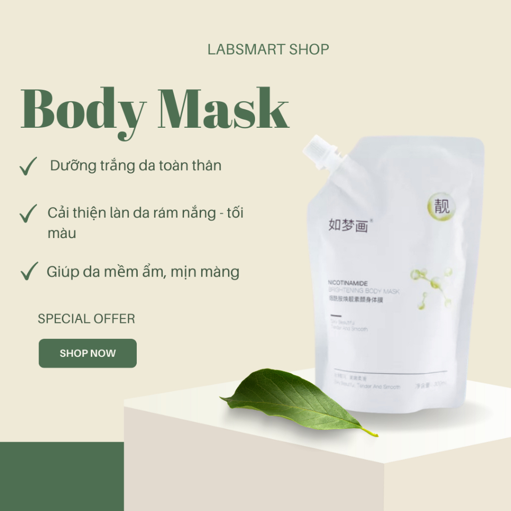Ủ tắm trắng Body Nội địa Trung Tengyu 300ml