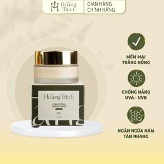 Kem chống nắng ngừa nám tàn nhang Hoàng Trinh Luxury giúp da mềm mại trắng hồng hộp 20g