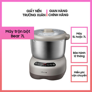 Máy trộn bột, nhồi bột Bear 5l - 7l, máy đánh bột, nhào bột để bàn, giấy nến Trường Xuân