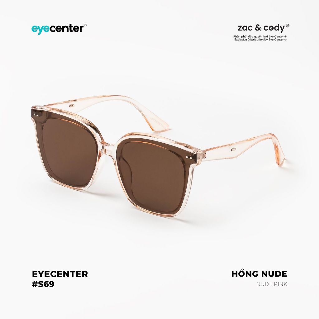 Kính mát nam nữ chính hãng EYECENTER S69-S nhựa dẻo siêu nhẹ nhập khẩu by Eye Center Vietnam